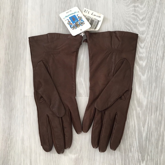 Portolano Brown Leather Glove - Picture 3 of 6